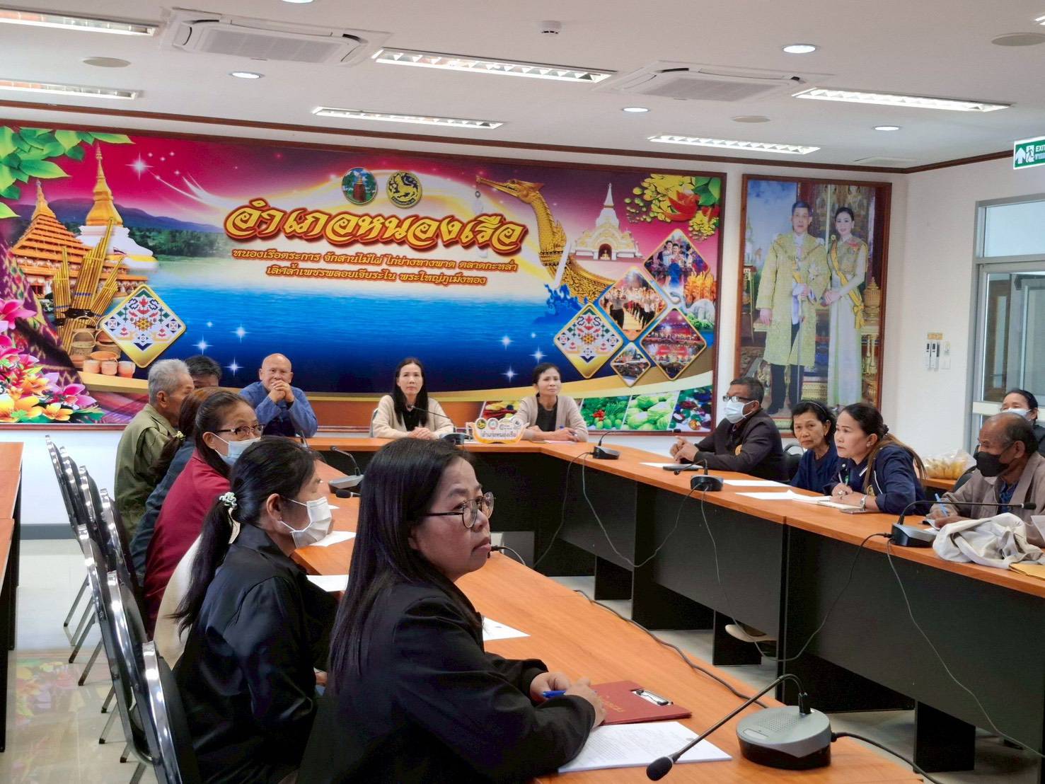 พช.หนองเรือ : จัดประชุมสมาชิกเครือข่ายโคกหนองนาอำเภอหนองเรือ